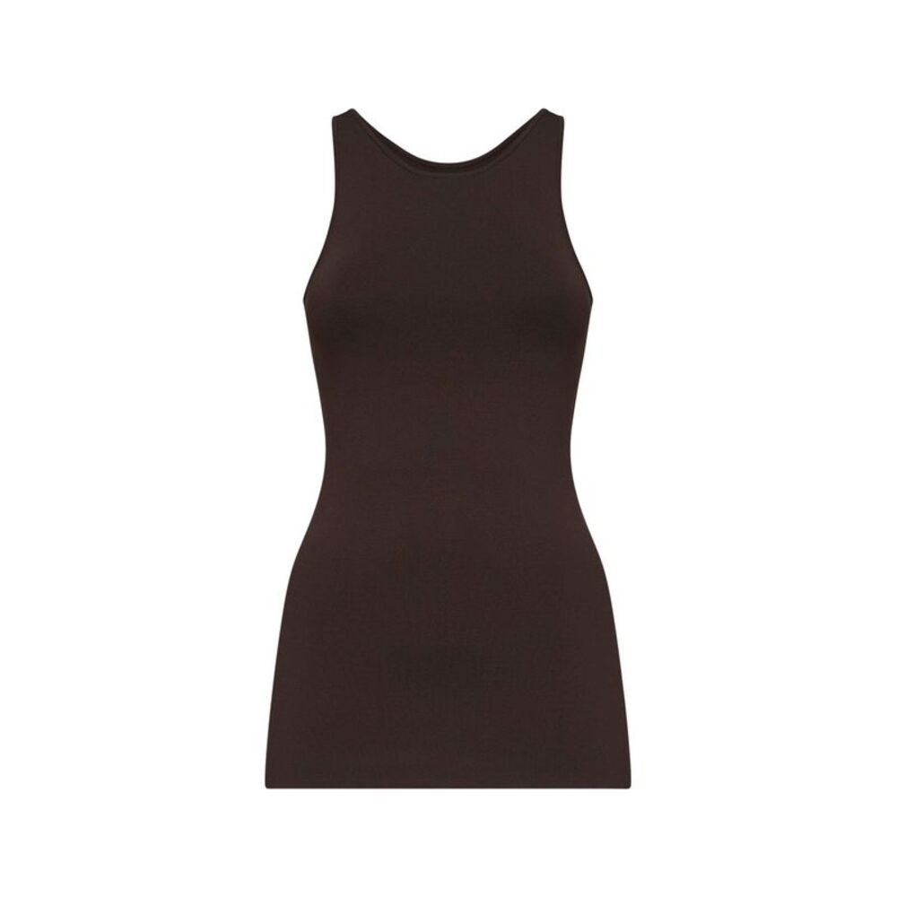Toteme Women Walnut Compact Knit Classic Tank Top